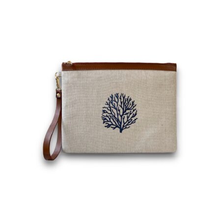 MARINE MERCAN DESEN HAM KETEN EL ÇANTASI-LACİVERT