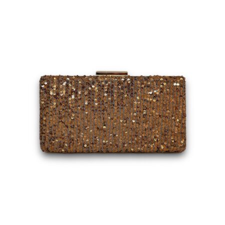 SWEETIE-Kahve payet el ve omuz çantası